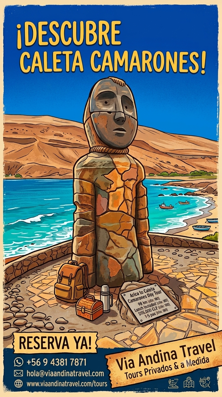 Tour With Me Tours to Caleta camarones, arica chile, day tour